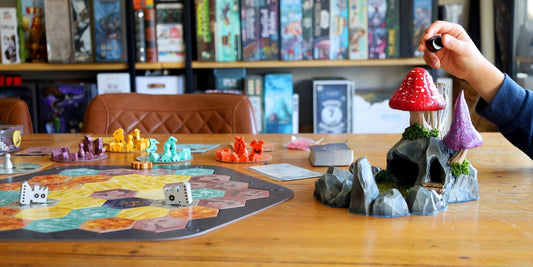 Bring magic to family nights with board games and dice towers