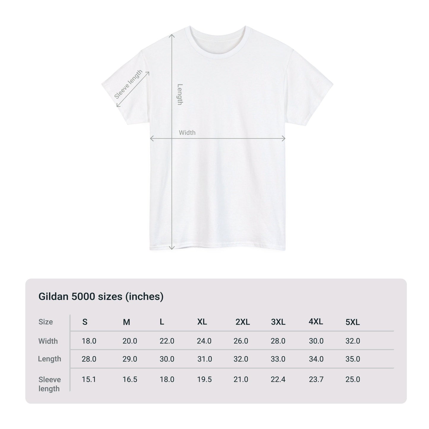 Ode & Melody Adult Size Unisex Heavy Cotton T-Shirt