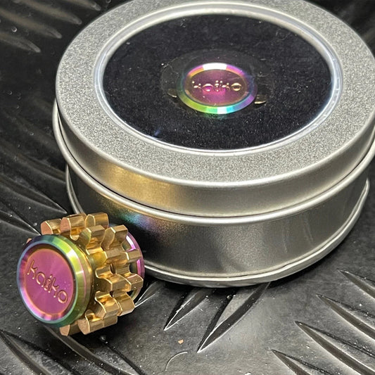 Double Cog Fidget - Oil Slick