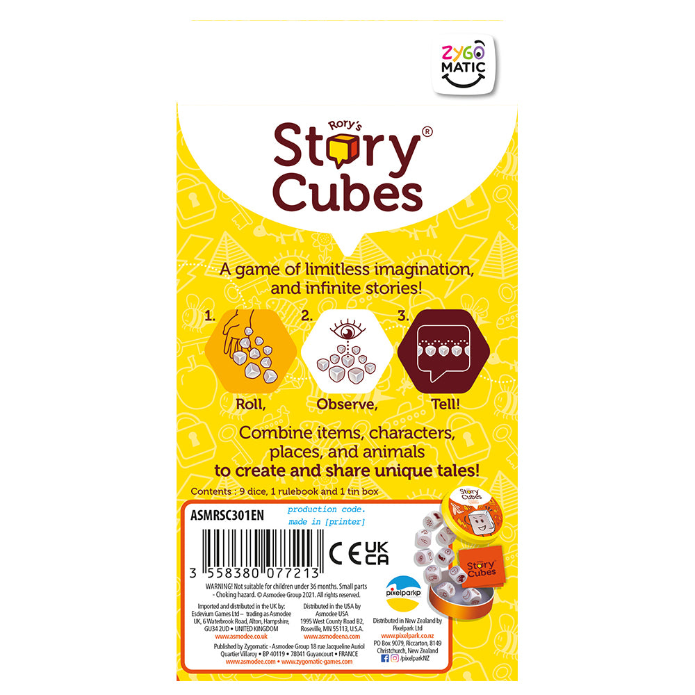 Rorys Story Cubes Classic Blister Pack