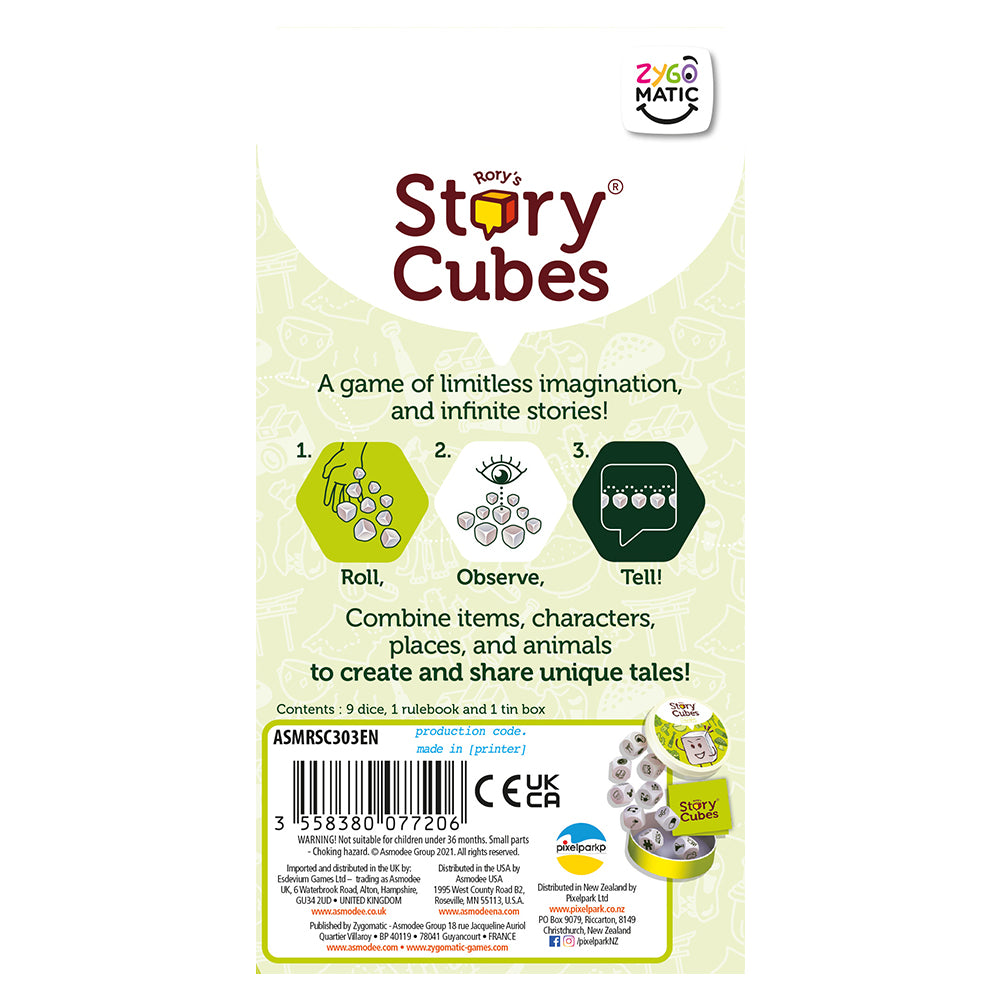 Rorys Story Cubes Voyages Blister Pack