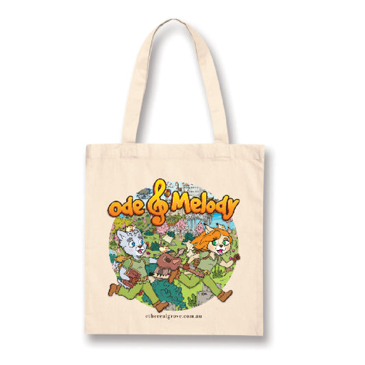 Ode & Melody Calico Tote Bag