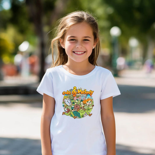 Ode & Melody in Symphonia Kids Heavy Cotton T-Shirt