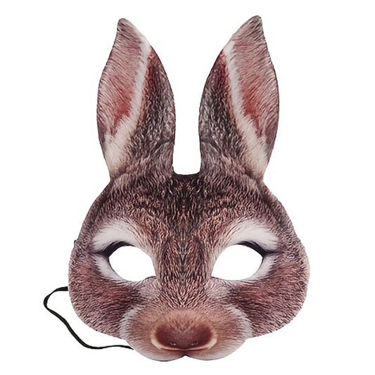 Kids Soft Red Bunny Mask
